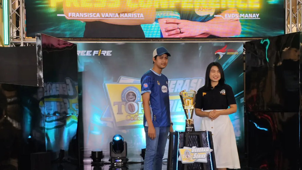 12 Team Berebutan Jadi Juara Angkatan TOP Seri Free Fire, Dapat Golden Ticket ke FFNA 2024 Dein.tube, Jakarta- 12 team esports dari beragam wilayah berkompetisi di Grand Final Angkatan TOP Seri Free Fire di Emporium Pluit Mall pada Minggu 7 Januari 2024. Juara akan memperoleh golden ticket ke Free Fire Nusantara Seri 2: Bermain Stage.