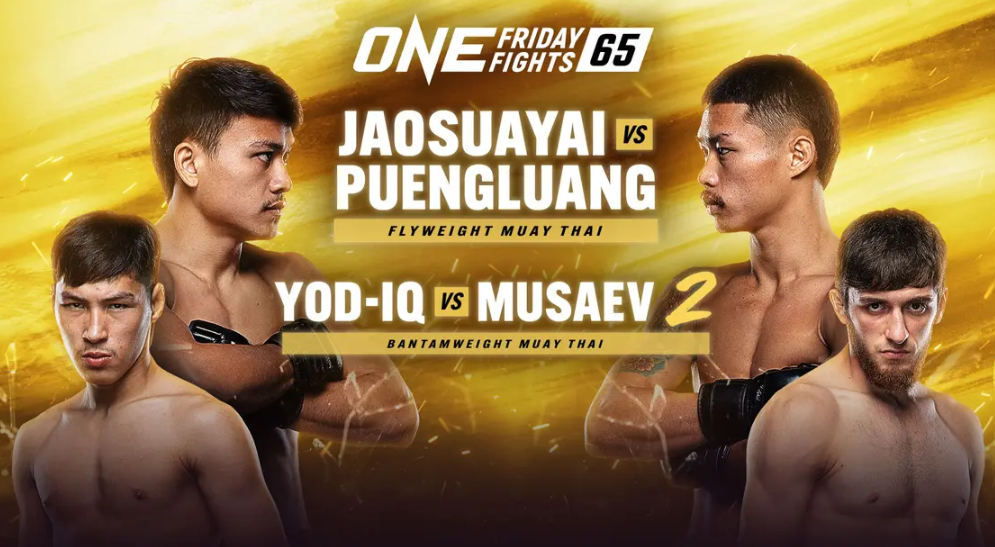 Tanding Pembuat KO Thailand Jadi Sajian Khusus ONE Friday Fights 65